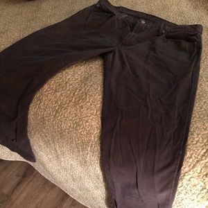 Levi Mens jeans 514 38 x 32 charcoal